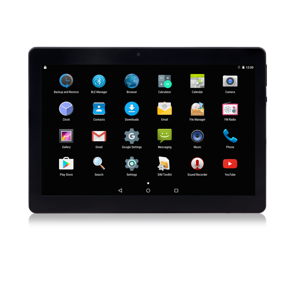 YUMKEM 10.1 Inch 3G Tablet,Quad Core Android 10.0 Lollipop Tablet 2G/16GB,WI-FI,1280x800 IPS Bluetooth 4.0