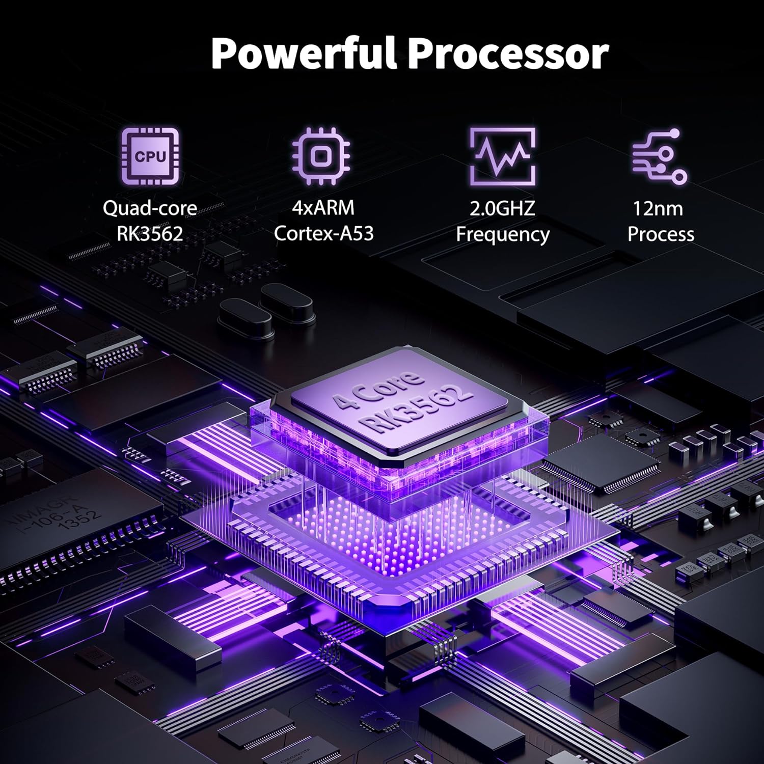 POWMUS L211-EEA平板电脑10.1英寸，19GB +128GB内存平板电脑8核处理安卓13平板电脑8000毫安电池和1280 * 800 IPS显示屏，双频段WiFi（黑色）